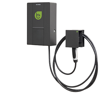 Купить Зарядное устройство BE-W, Тип1, 7.4kW (32A, 230VAC 1P+N+E), с кабелем 4m, антрацит, 235x370x115mm, IK08, IP54 в интернет-магазине умной техники Legrand2.by в Минске