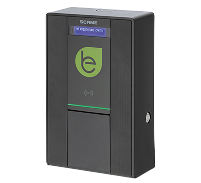Купить Зарядное устройство BE-W, Тип2, 7.4kW (32A, 230VAC 1P+N+E), с розеткой, PM, EM, LCD, антрацит, 235x370x115mm, IK08, IP54 в интернет-магазине умной техники Legrand2.by в Минске