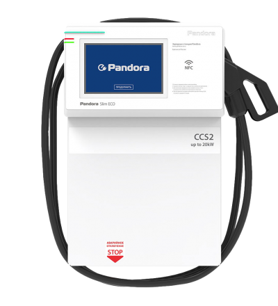 Купить Зарядная станция постоянного тока Pandora Slim ECO 20 CCS Combo2 в интернет-магазине умной техники Legrand2.by в Минске