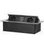 Купить ORNO - Блок розеточный встраиваемый 2хUSB 5V 2,1A + 2x2P+E со шторками, без кабеля, 3600вт, алюминий - Артикул: OR-AE-13109-AL в интернет-магазине умной техники Legrand2.by в Минске