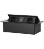 Купить ORNO - Блок розеточный встраиваемый 2хUSB 5V 2,1A + 2x2P+E со шторками, без кабеля, 3600вт, черный - Артикул: OR-AE-13109-B в интернет-магазине умной техники Legrand2.by в Минске