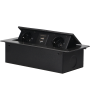 Купить ORNO - Блок розеточный встраиваемый 2хUSB 5V 2,1A + 2x2P+E со шторками, без кабеля, 3600вт, закругленный край 2мм, графит - Артикул: OR-AE-13109-GR в интернет-магазине умной техники Legrand2.by в Минске