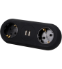 Купить ORNO - Блок розеточный настольный с фикстором, 2хUSB 5V 2,4A + 2x2P+E со шторками, кабель 1,4м, 3680вт, черный - Артикул: OR-AE-13133-B в интернет-магазине умной техники Legrand2.by в Минске