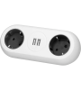 Купить ORNO - Блок розеточный настольный с фикстором, 2хUSB 5V 2,4A + 2x2P+E со шторками, кабель 1,4м, 3680вт, белый - Артикул: OR-AE-13133-W в интернет-магазине умной техники Legrand2.by в Минске