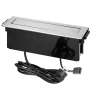 Купить ORNO - Блок розеточный встраиваемый выдвижной 2хUSB 5V 2,4A + HDMI + 2x2P+E со шторками, кабель 2м, 3680вт, нержавеющая сталь. - Артикул: OR-GM-9016-I в интернет-магазине умной техники Legrand2.by в Минске