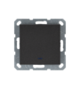 Купить Балансирный одноклавишный проходной переключатель 10 A / 250 B с LED-подсветкой, винтовой зажим, с накладкой, антрацит; G-Series в интернет-магазине умной техники Legrand2.by в Минске