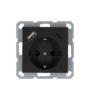 Купить Розетка SCHUKO&reg; с USB-зарядным устройством, тип A + тип С, антрацит; G-Series в интернет-магазине умной техники Legrand2.by в Минске