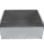 Купить MultiDesk Коробка предназначена для установки лючка MDK10112 в бетонный пол. Выполнена из нержавеющей стали. Имеет выбиваемые заглушки &Oslash;26 мм для ввода труб. Габариты: 242x225x84 мм. в интернет-магазине умной техники Legrand2.by в Минске