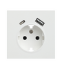 Купить Лицевая панель розетки с заземлением с USB A/C цвета белый сатин. Подходит к механизму 32137. в интернет-магазине умной техники Legrand2.by в Минске